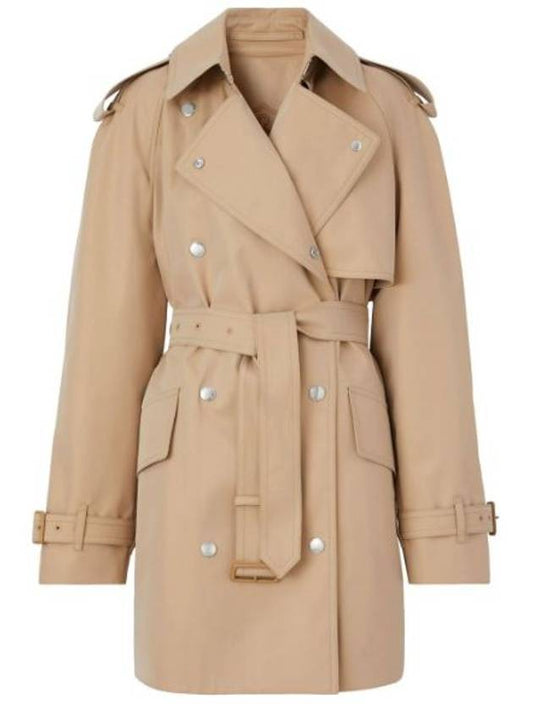 Burberry WoMen's Tri-layer Gabardine Trench Coat Honey