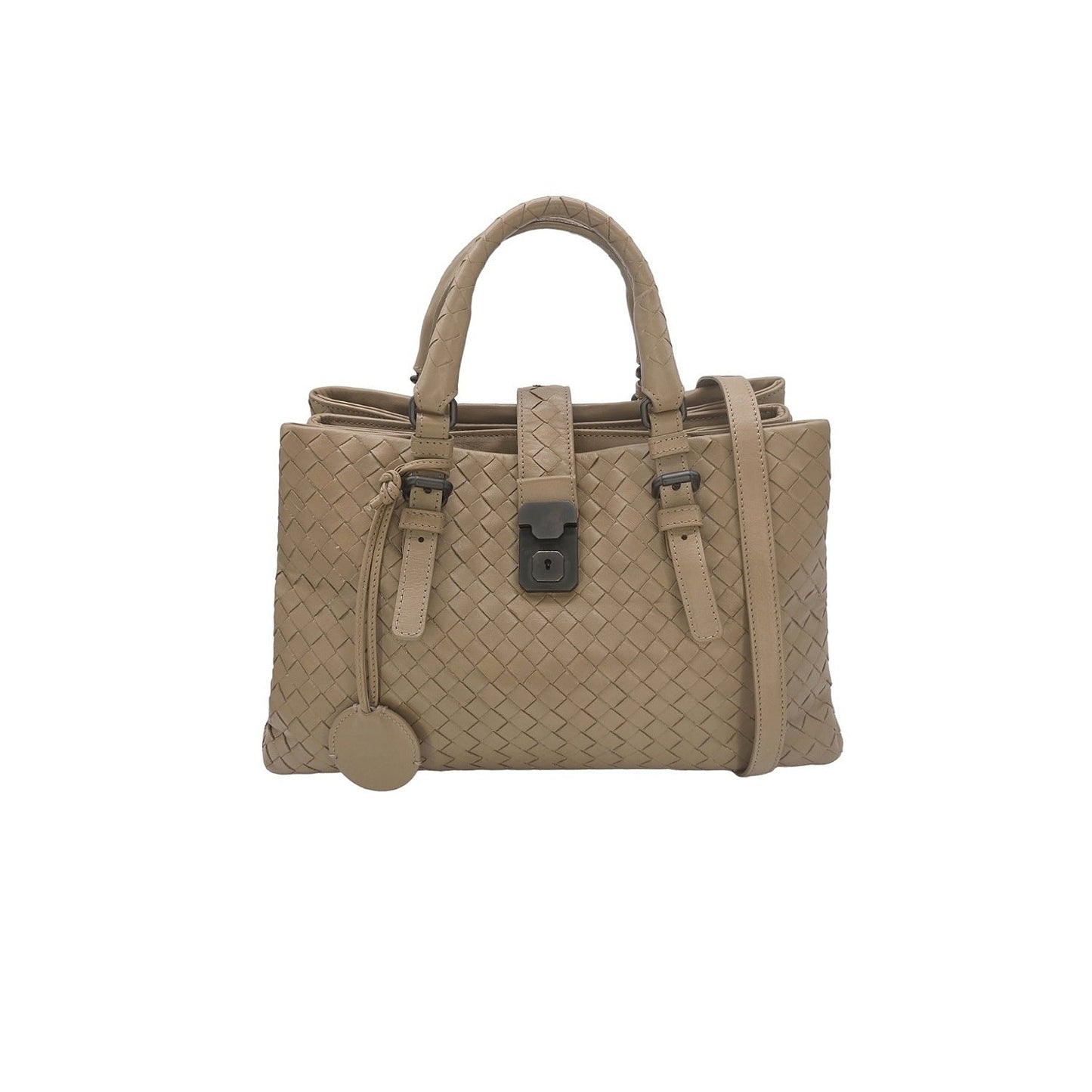 Bottega Veneta Intrecciato Roma Small Top Handle Bag