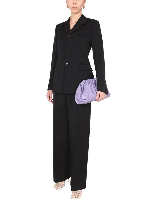 Bottega Veneta Napa Pouch Dumpling Clutch Bag Purple