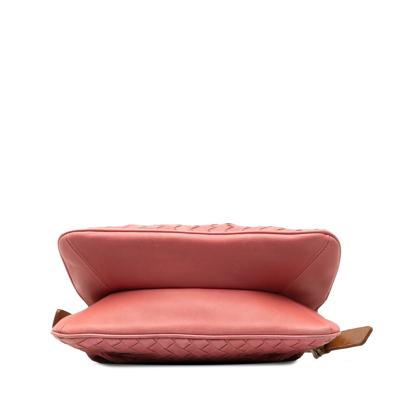 Pink Bottega Veneta Intrecciato Crossbody