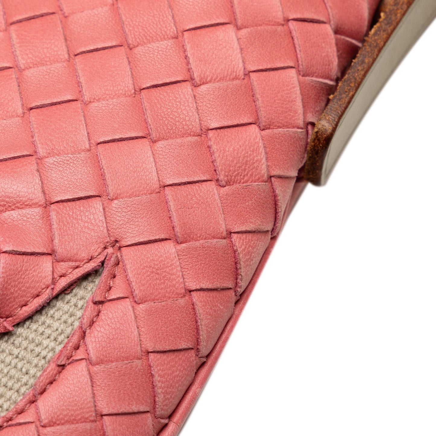 Pink Bottega Veneta Intrecciato Crossbody