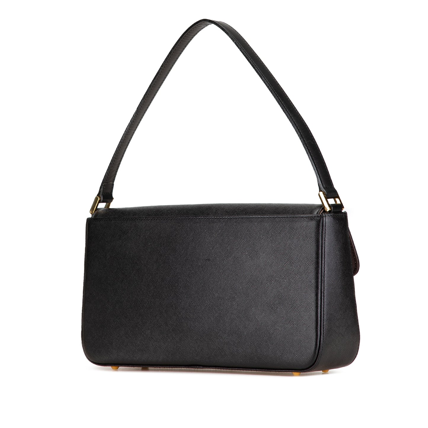 Black Burberry Leather Shoulder Bag