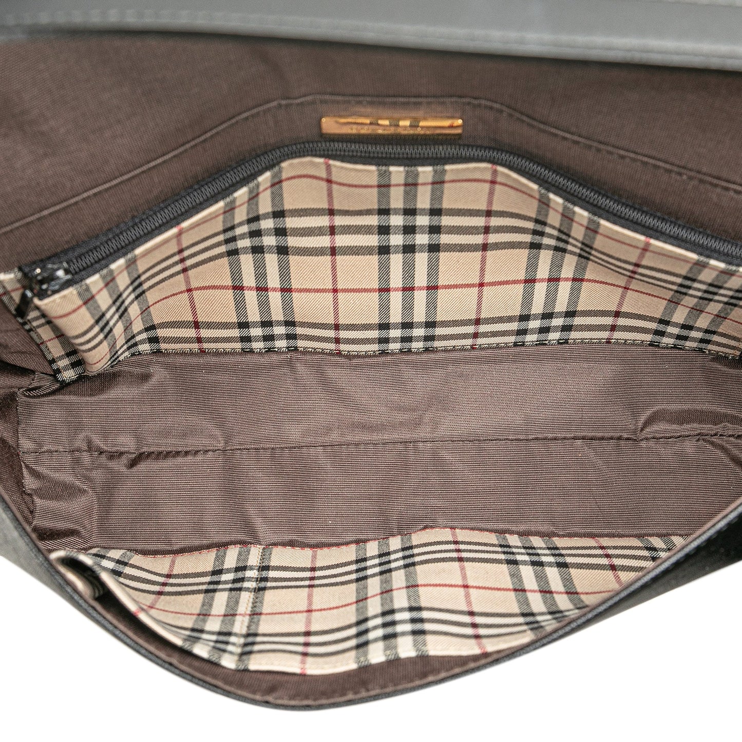 Black Burberry Leather Shoulder Bag