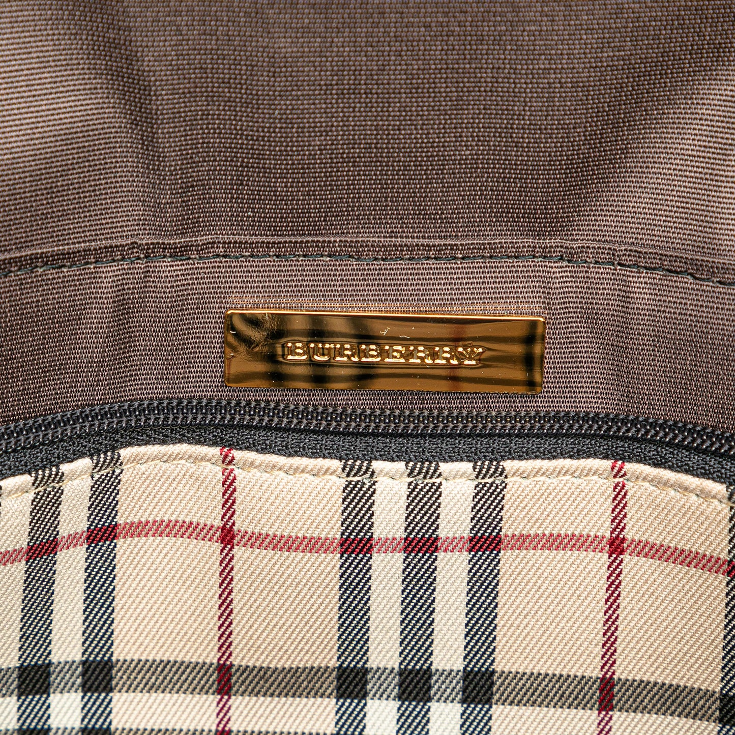 Black Burberry Leather Shoulder Bag