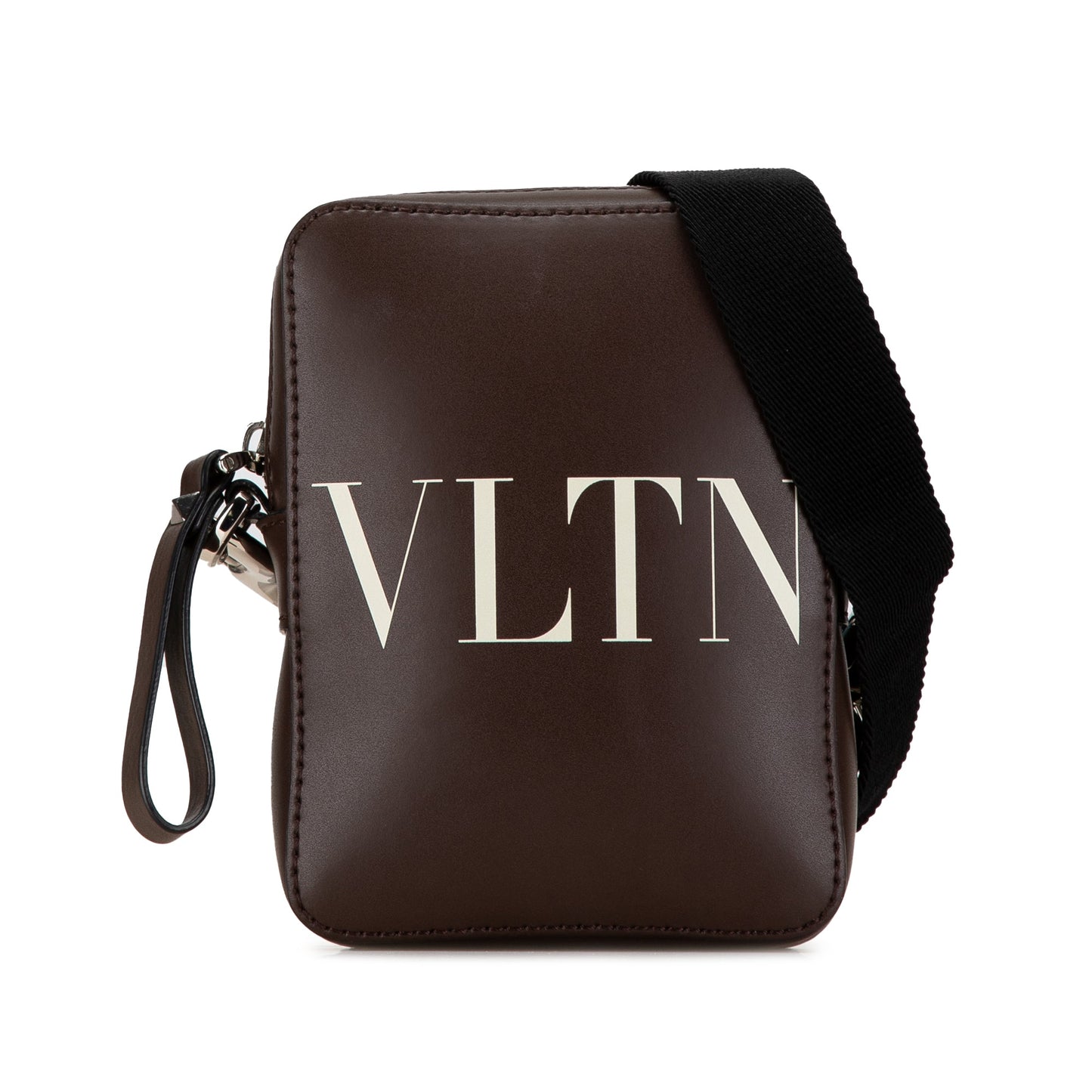Brown Valentino Small Leather VLTN Crossbody