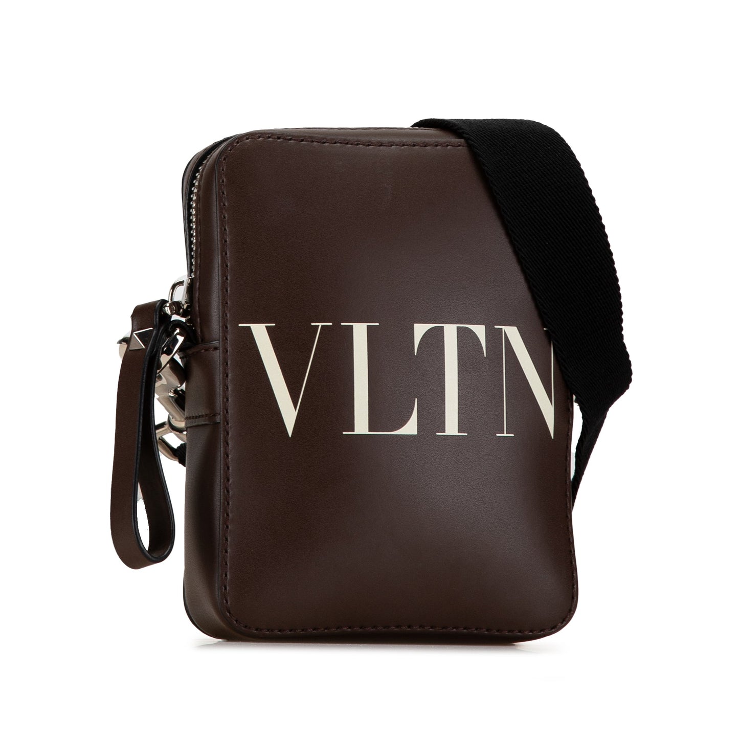 Brown Valentino Small Leather VLTN Crossbody
