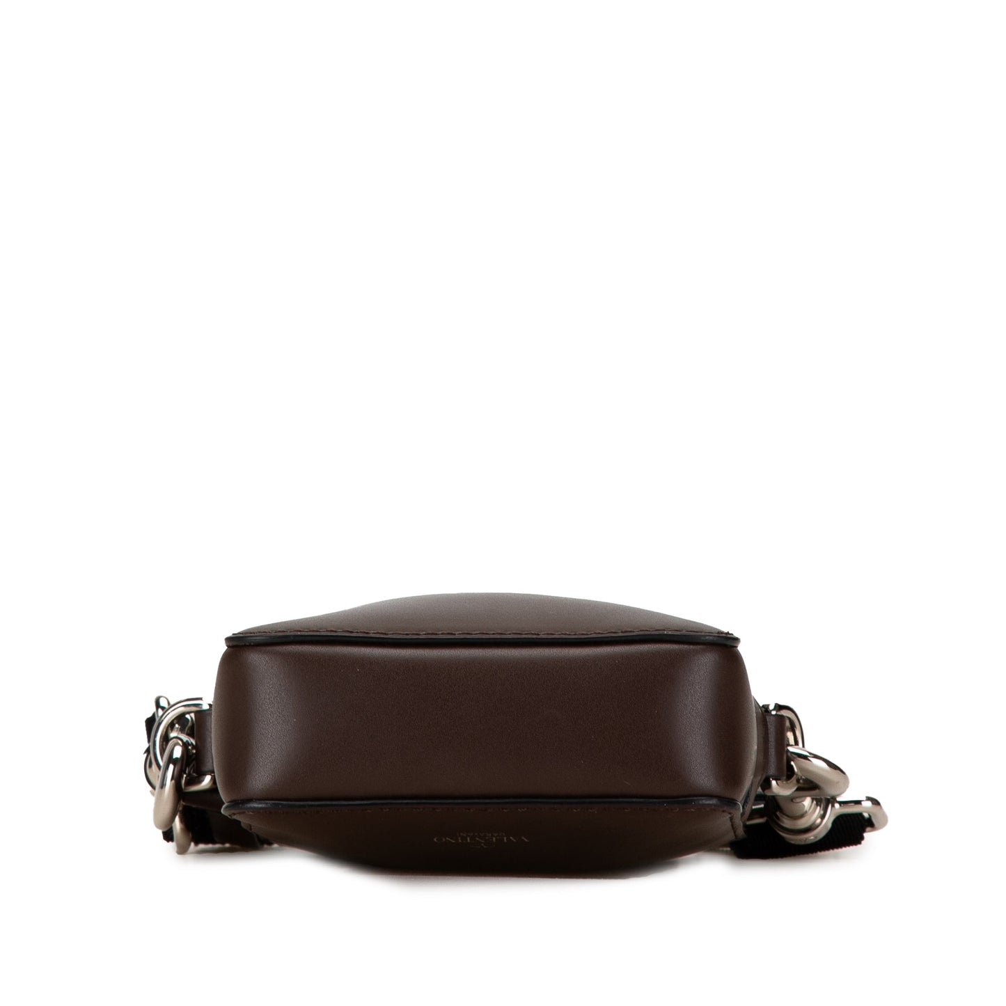 Brown Valentino Small Leather VLTN Crossbody