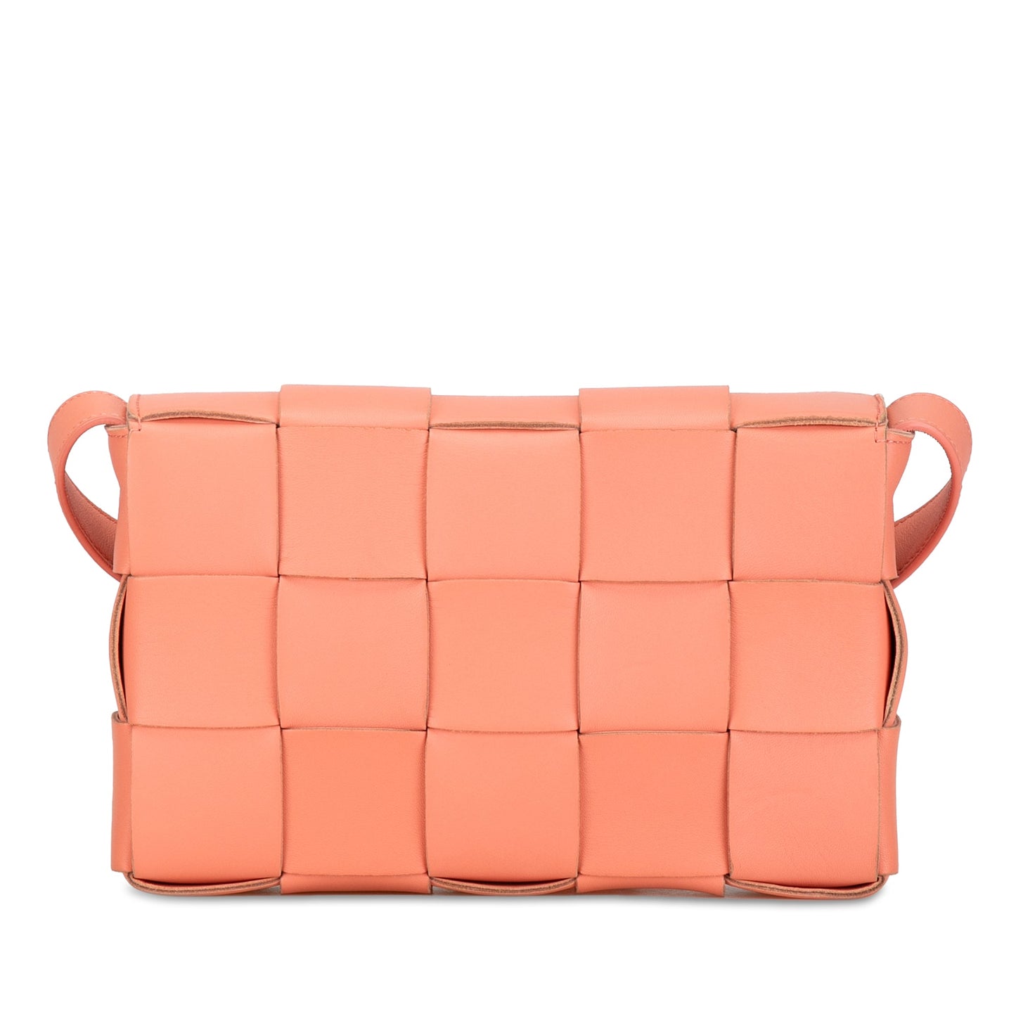 Pink Bottega Veneta Nappa Intrecciato Cassette Crossbody