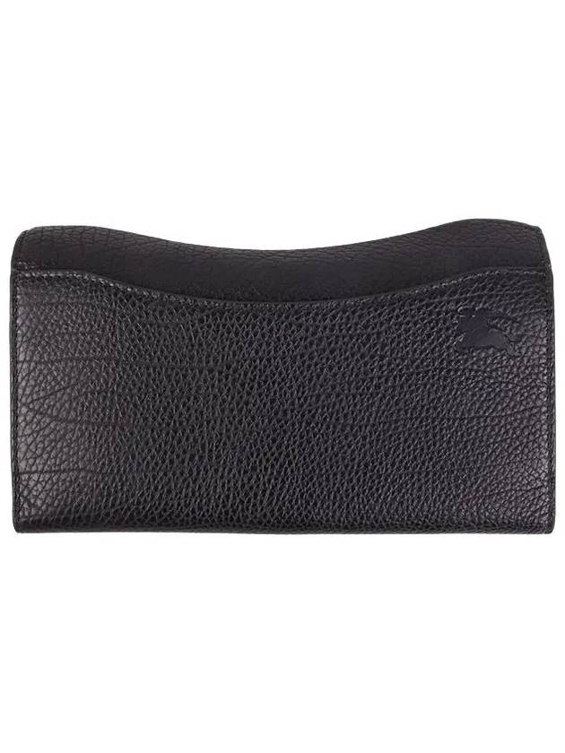 Burberry Rocking Horse Leather Medium Wallet Black