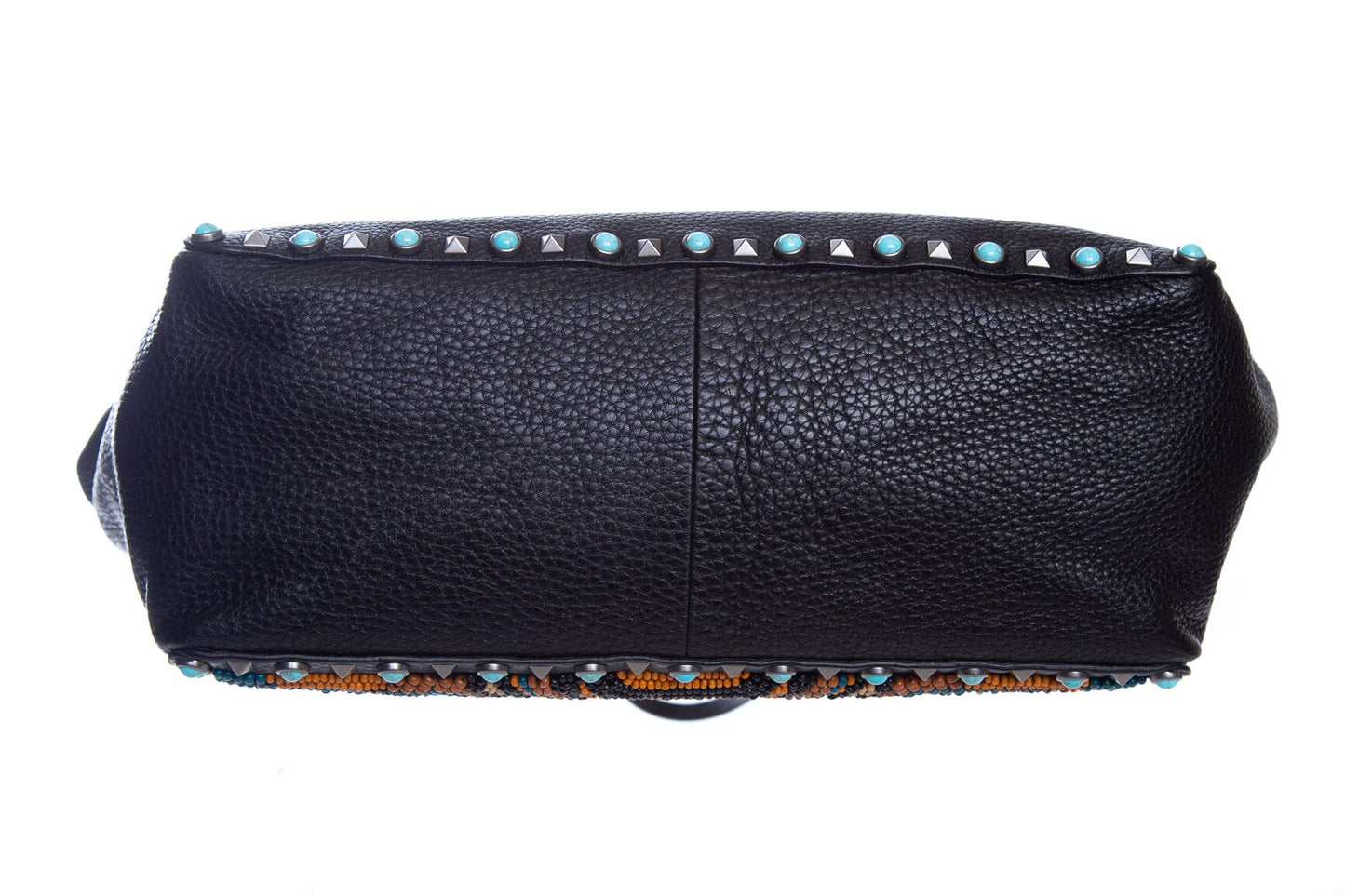 Valentino Multicolor Beaded Leather Rockstud Tote