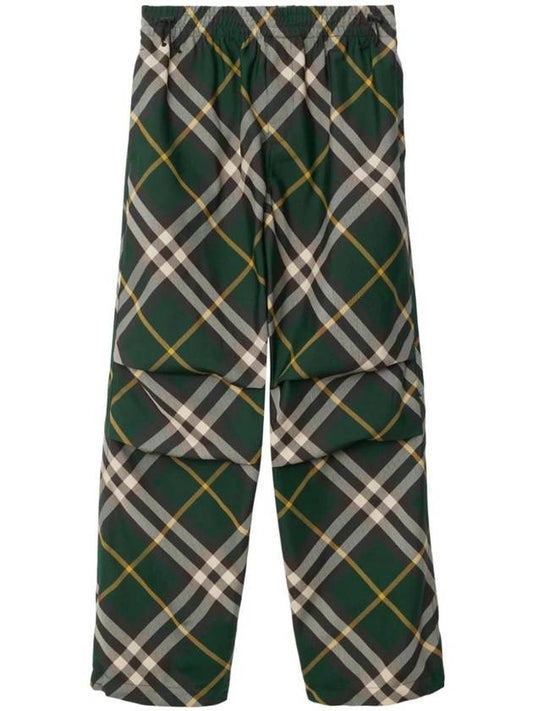 Burberry wide check pants 8082034