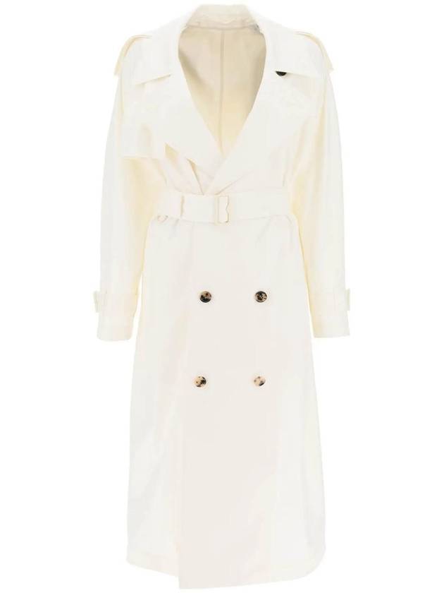 Burberry doublebreasted belted trench coat