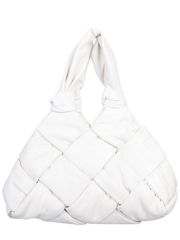 Bottega Veneta Padded Rock Shoulder Bag White