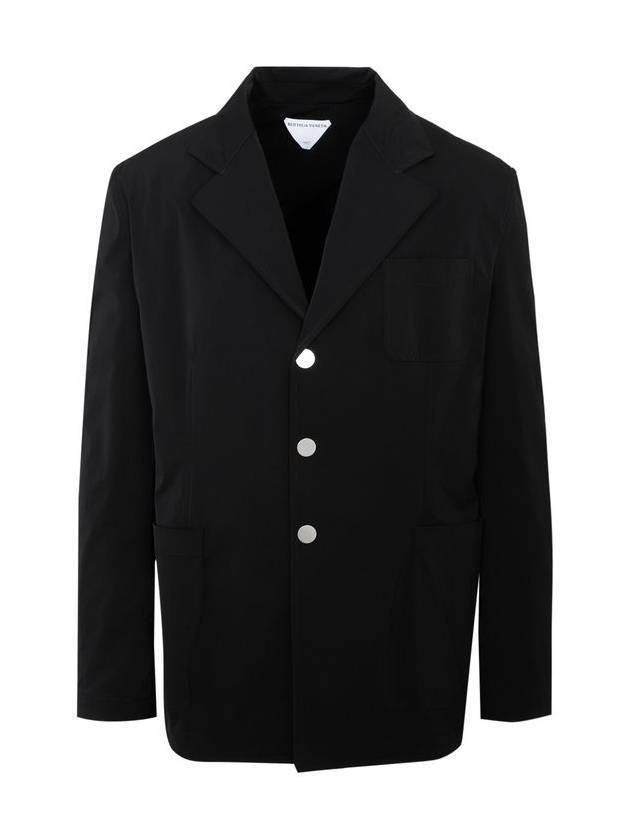 Bottega Veneta Nylon Blazer Jacket Black