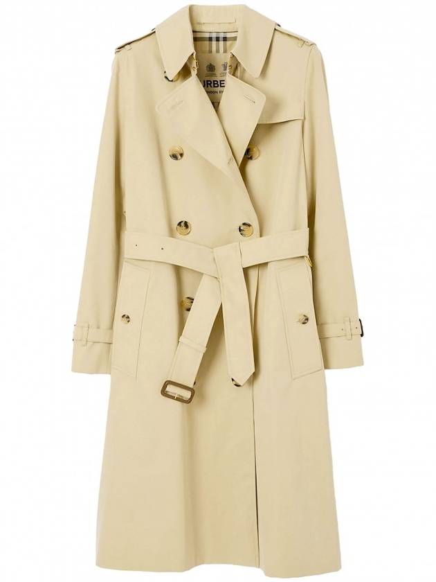 Burberry Kensington Heritage Trench Coat Beige