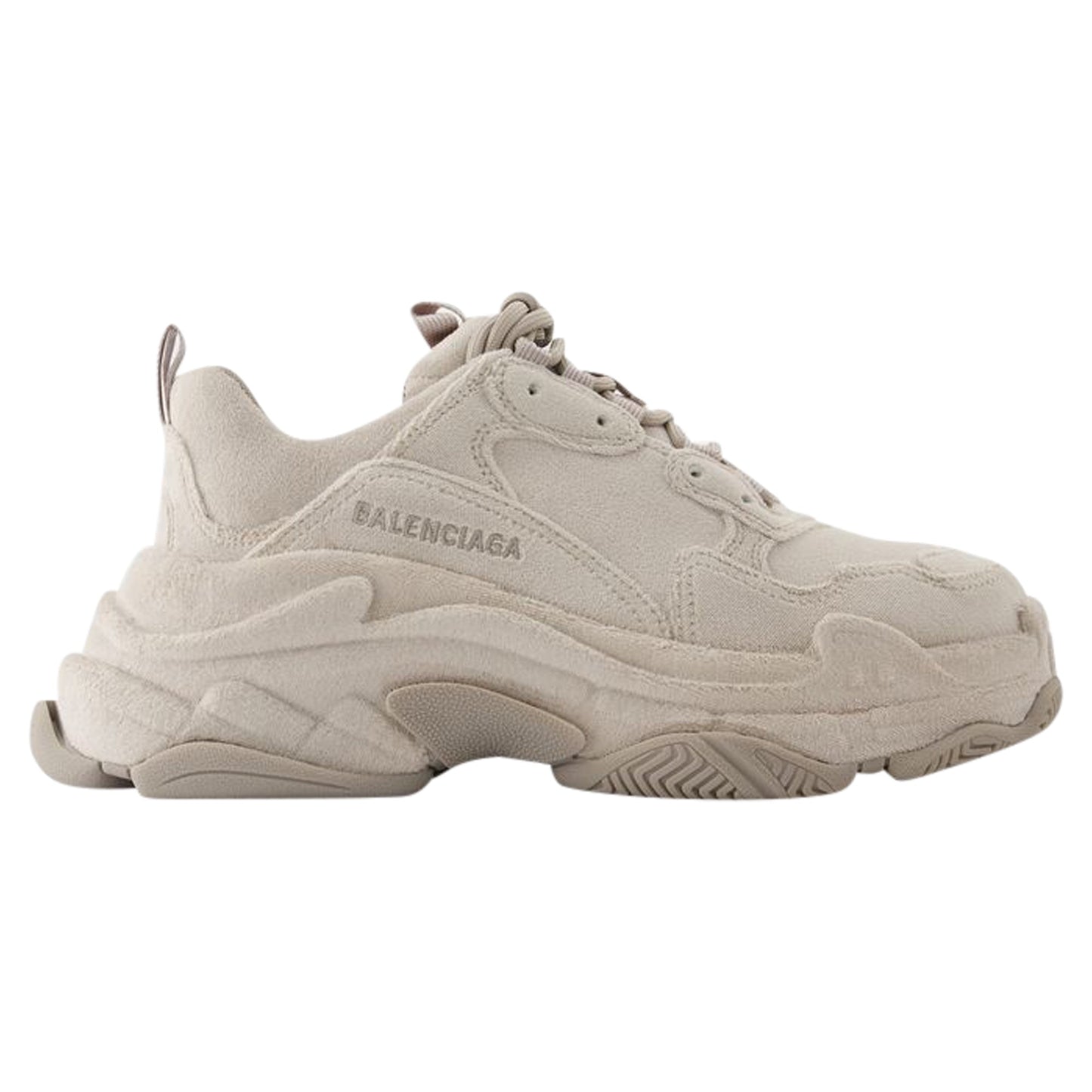 Triple S Sneakers - Balenciaga - Leather - Beige