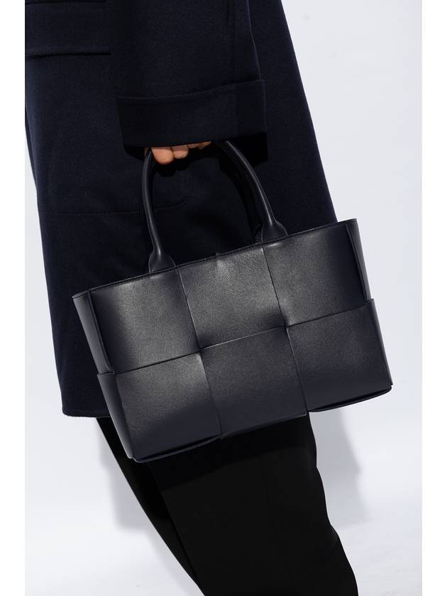 Bottega Veneta Arco Intrecciato Small Tote Bag Black