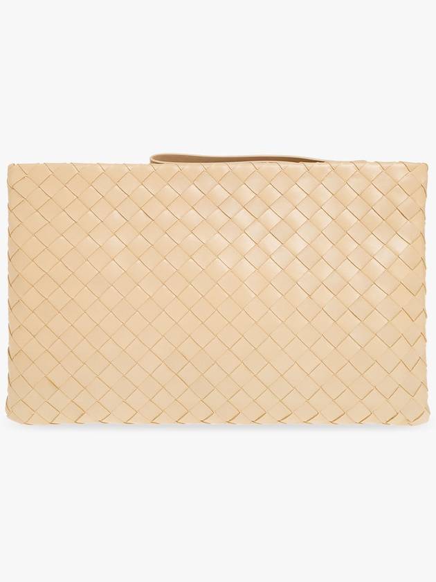 Bottega Veneta Bottega Veneta ‘Pouch Large’ Handbag, Women's, Beige