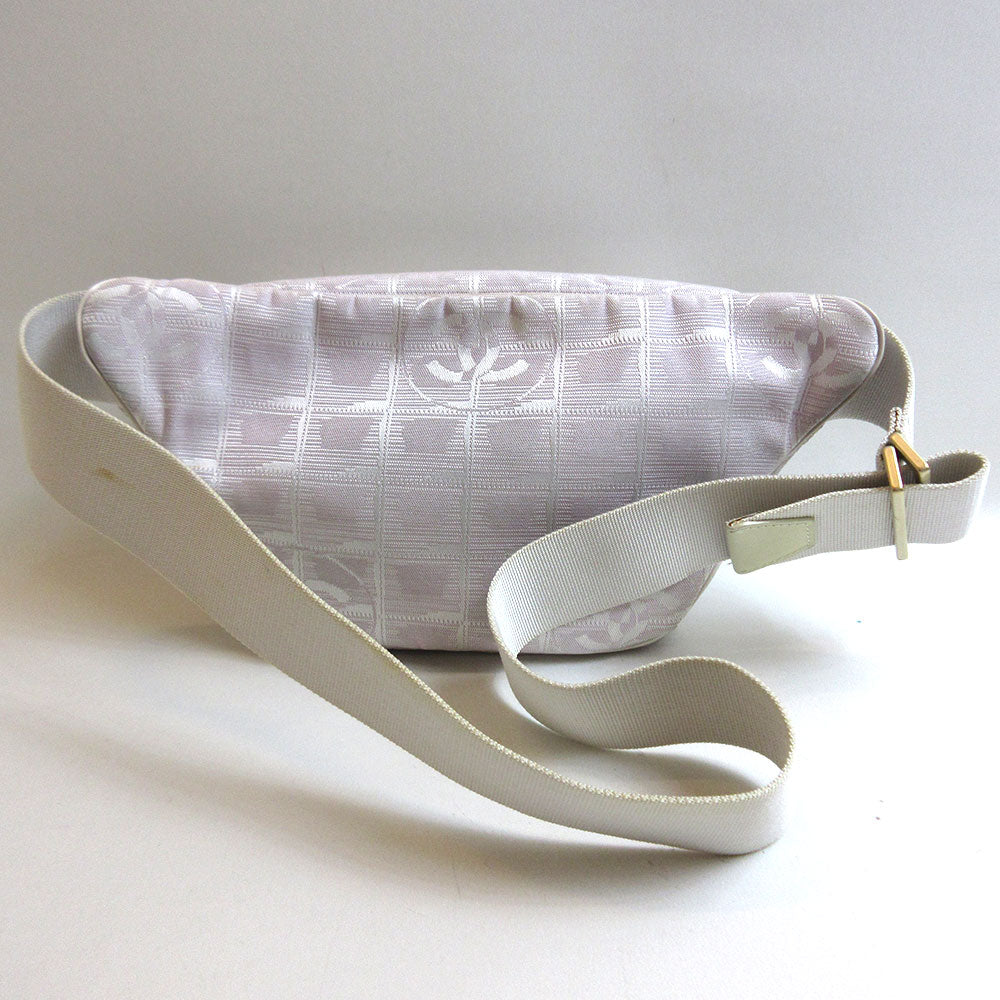 Chanel Nylon Jacquard New Travel Line Waist Pouch
