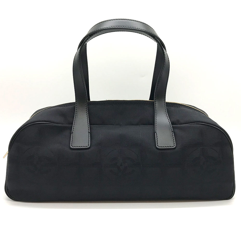 Chanel Nylon Jacquard Mini Boston Bag