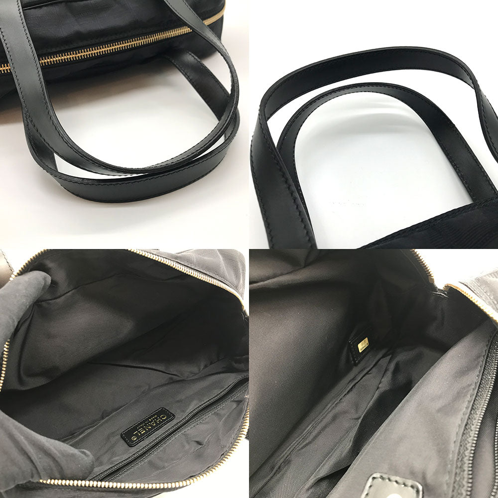 Chanel Nylon Jacquard Mini Boston Bag