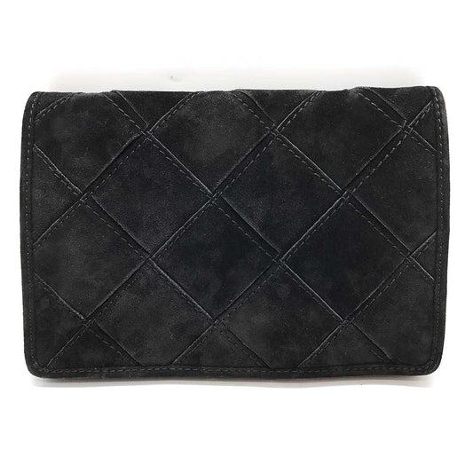 Bottega Veneta Suede Shoulder Bag Intrecciato