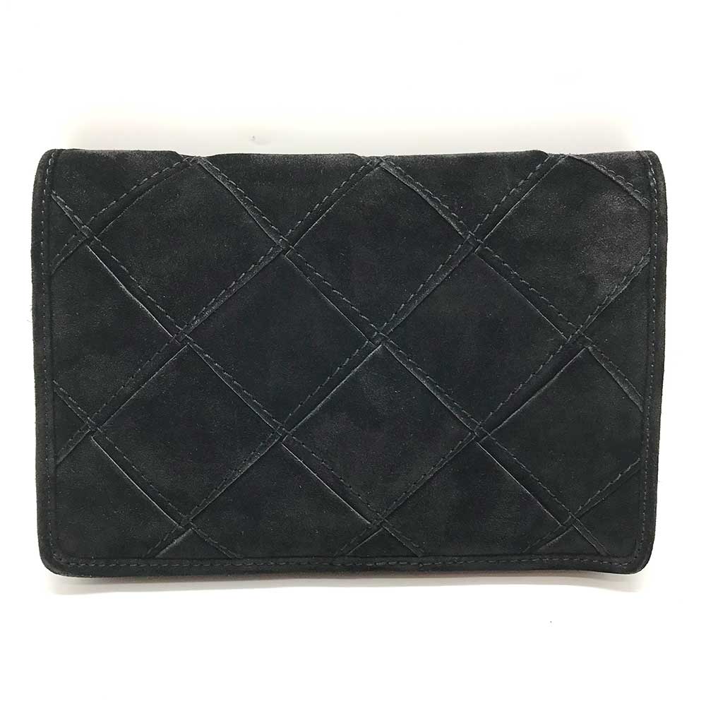 Bottega Veneta Suede Shoulder Bag Intrecciato