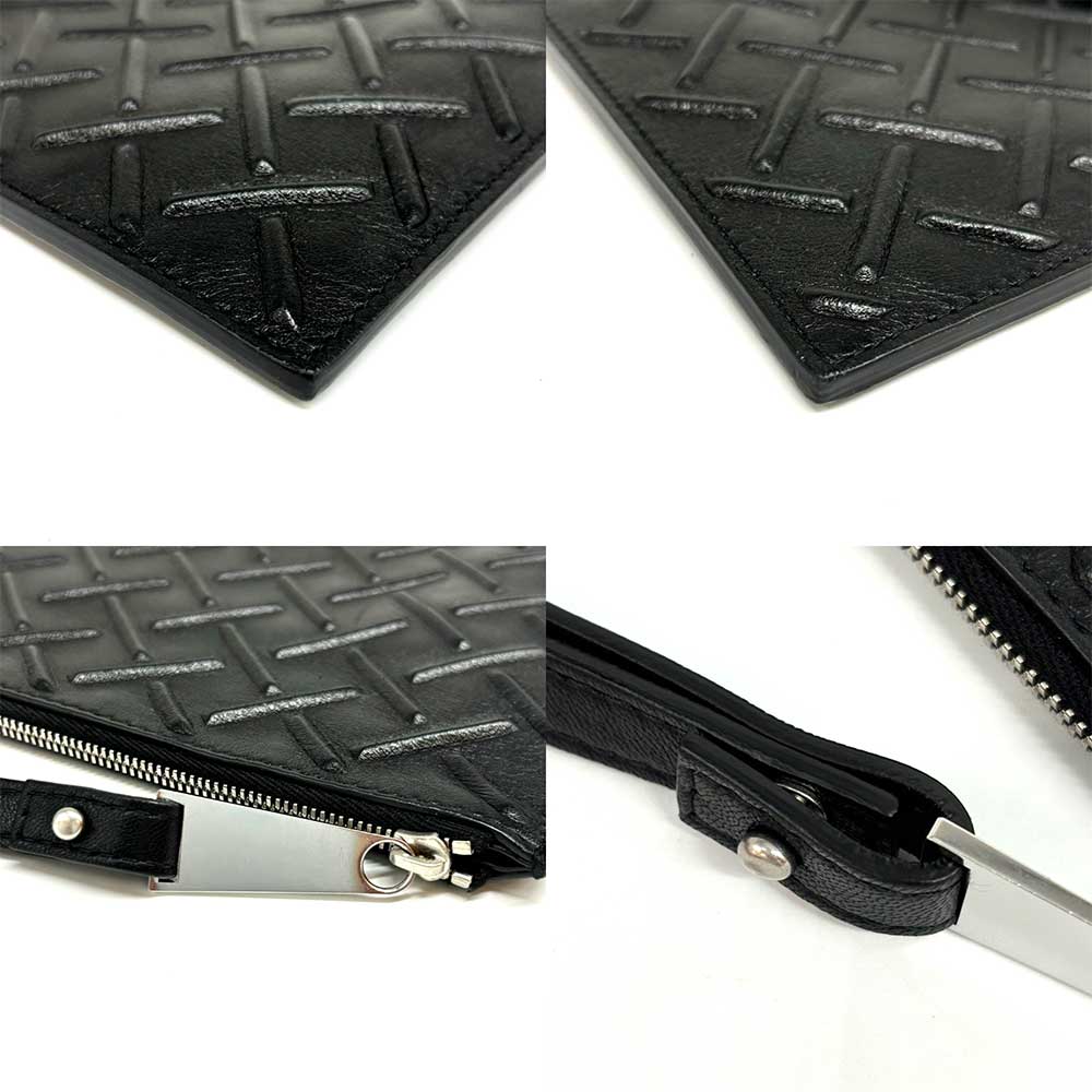 Bottega Veneta Leather Nappa Graphic Clutch Bag 592643