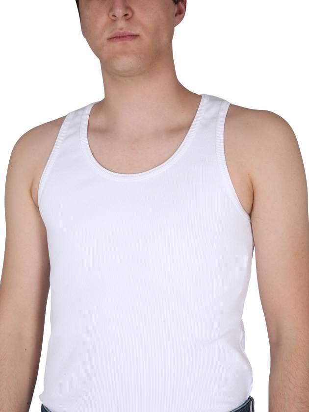 Bottega Veneta Men's Stretch Cotton Sleeveless Chalk
