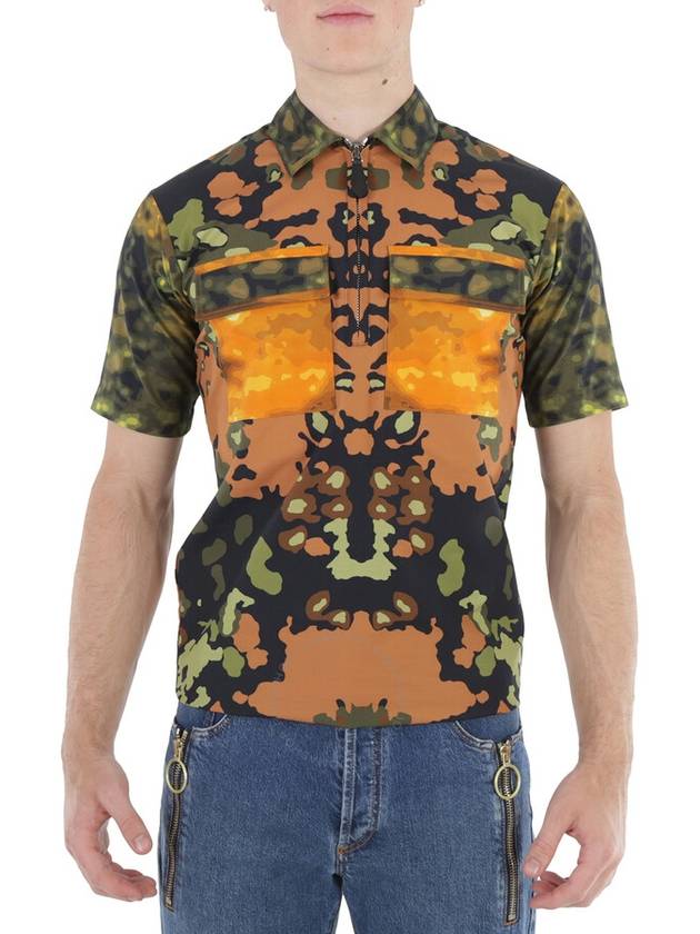 Burberry printed cotton shortsleeve shirt