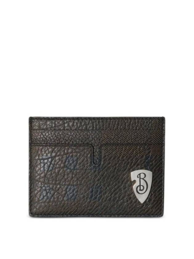 Burberry B Shield Card Wallet Slate