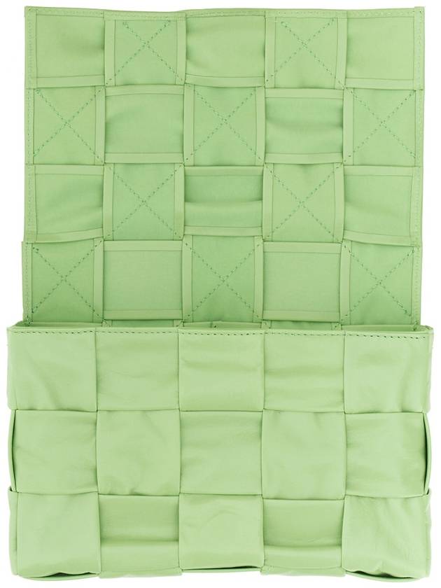 Bottega Veneta Cassette Small Cross Bag Pistachio
