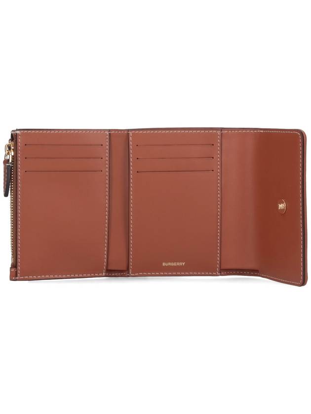 Burberry Check Half Wallet Beige