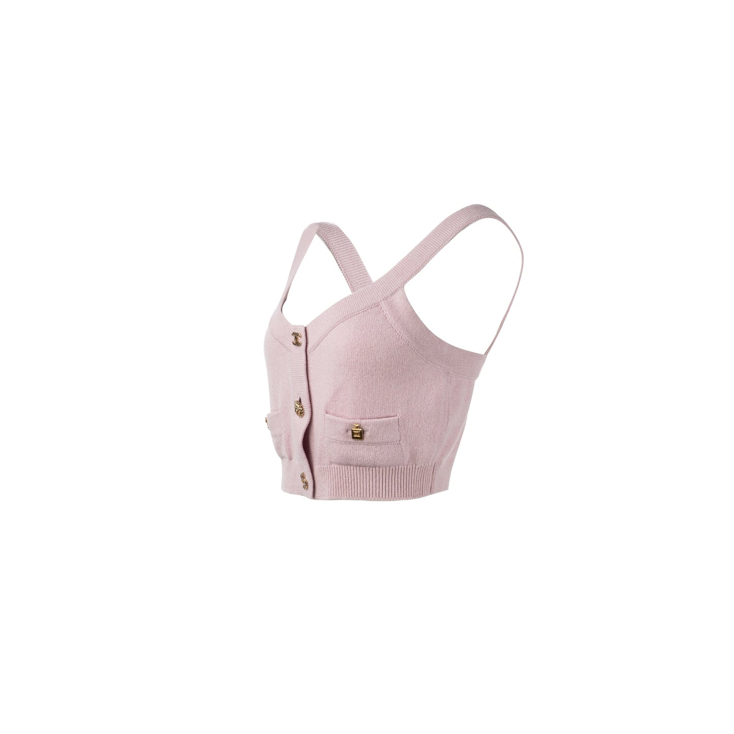 Chanel 22b Size 36 Mini Top Cashmere Light Pink
