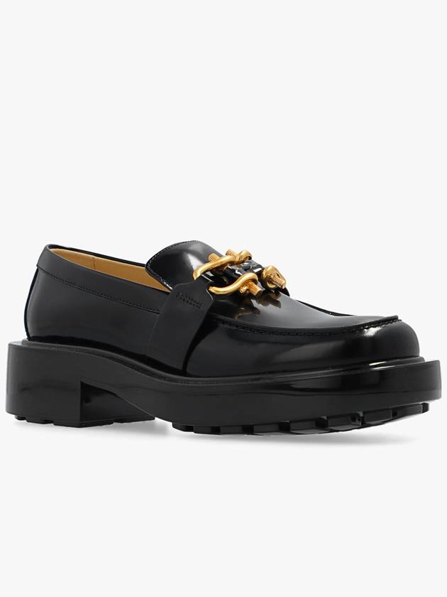 Bottega Veneta Monsieur Chunky Leather Loafers Black