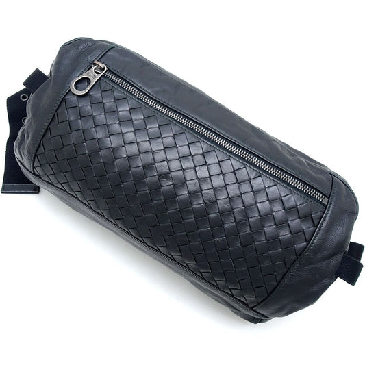 Bottega Veneta Leather Body Bag Intrecciato