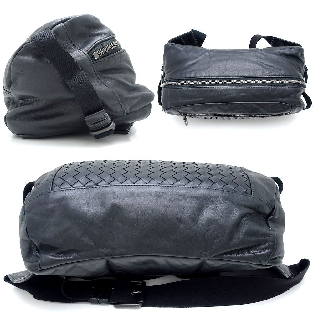 Bottega Veneta Leather Body Bag Intrecciato