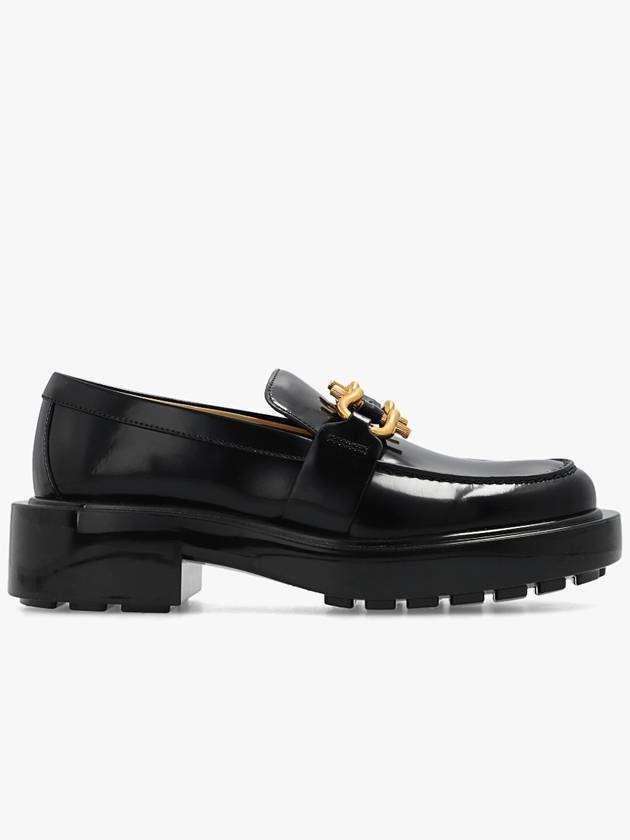 Bottega Veneta Monsieur Chunky Leather Loafers Black