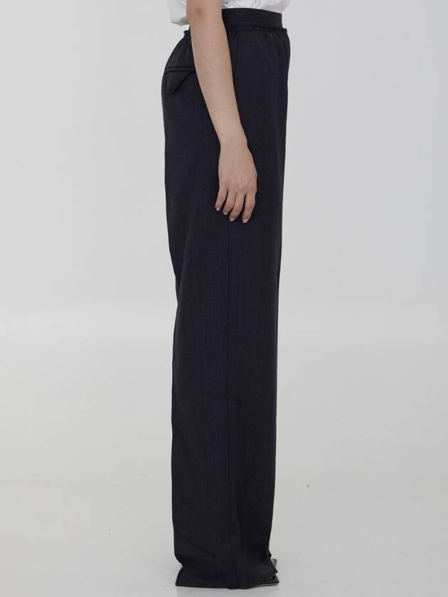 Bottega Veneta Striped Wool Trousers