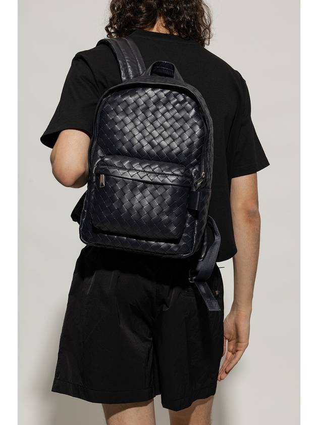 Bottega Veneta Intrecciato Small Calfskin Backpack Space