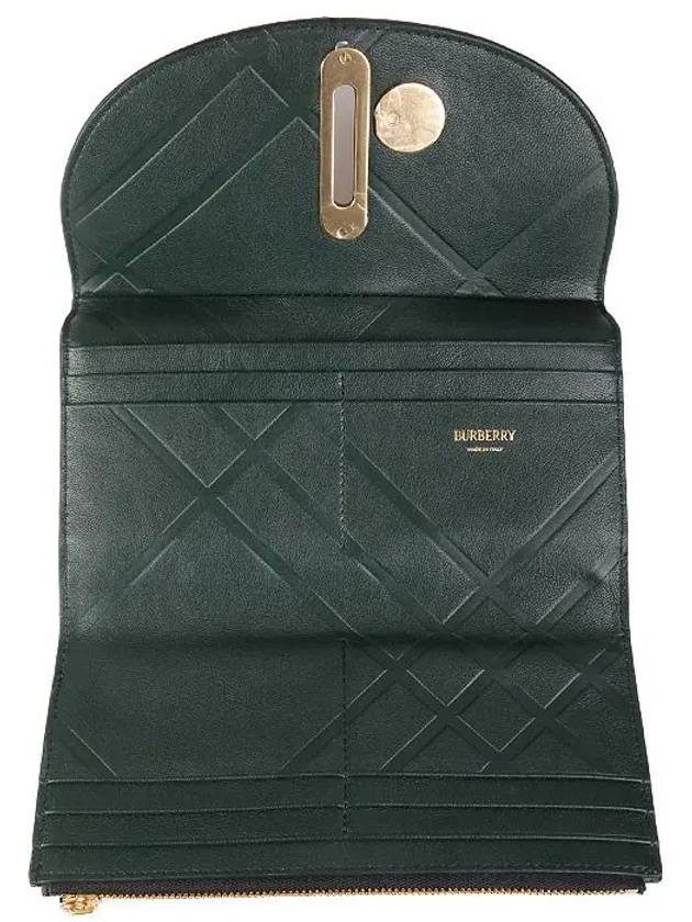 Burberry Rocking Horse Leather Medium Wallet Black