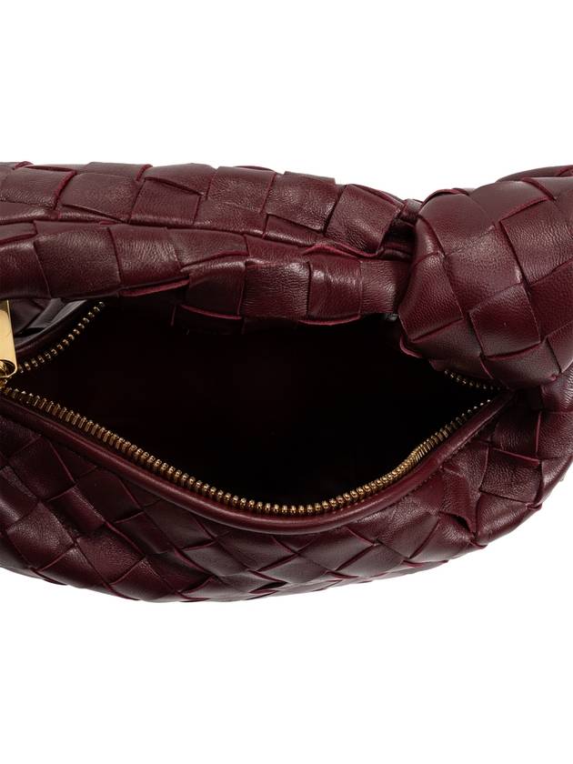 Bottega Veneta Jodie Intrecciato Small Tote Bag Burgundy