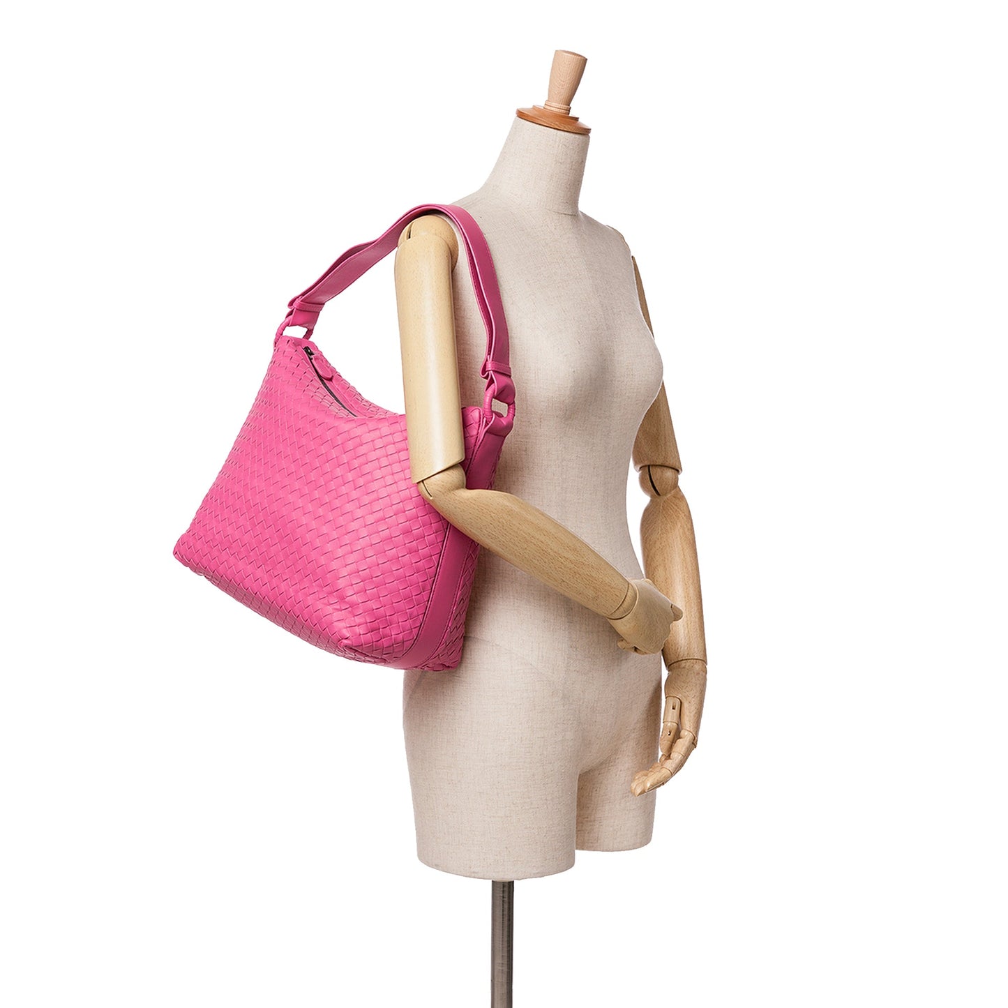 Bottega Veneta Sac Nappa Intrecciato Shoulder Bag