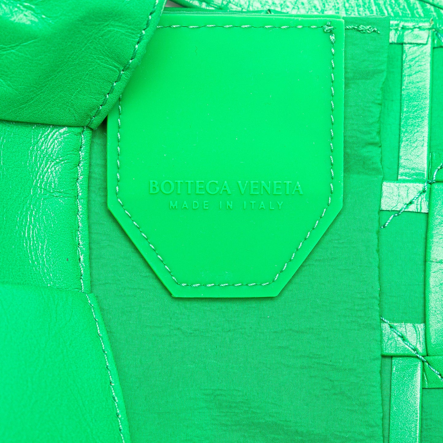 Green Bottega Veneta Small Nappa Intrecciato Cassette Crossbody