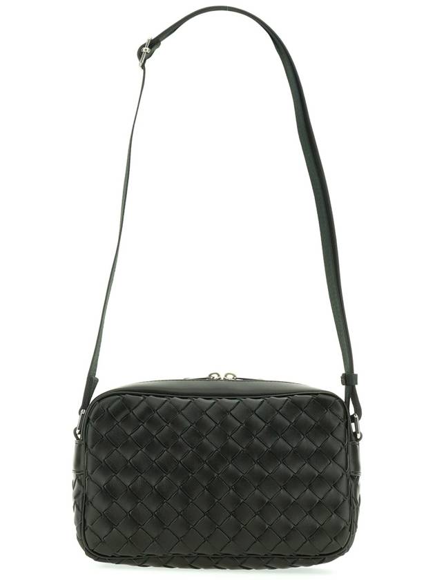 Bottega Veneta Classic Intrecciato Small Camera Cross Bag Dark Green