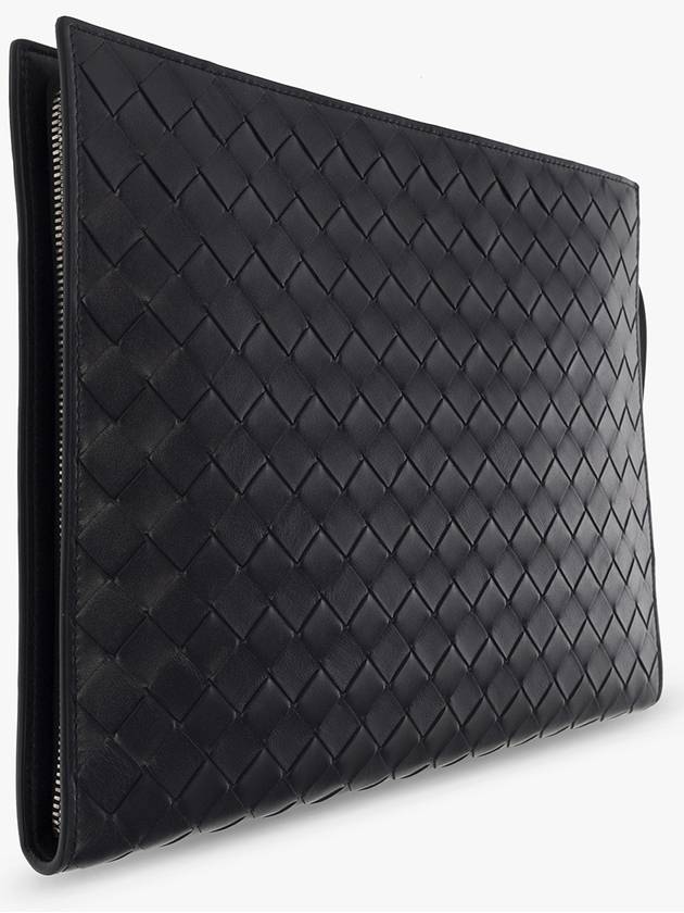 Bottega Veneta Bottega Veneta ‘Classic Intrecciato Medium’ Document Case, Men's, Navy Blue