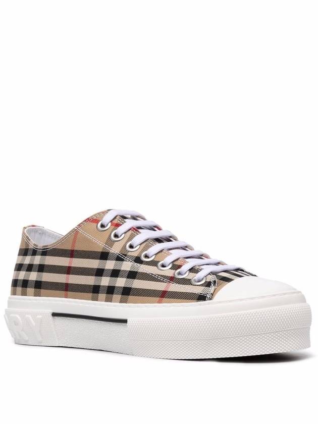 Burberry Vintage Check Cotton Sneakers Archive Beige