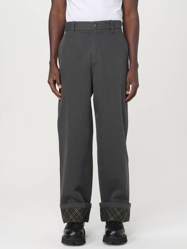 Burberry Cotton Carpenter Straight Pants Black