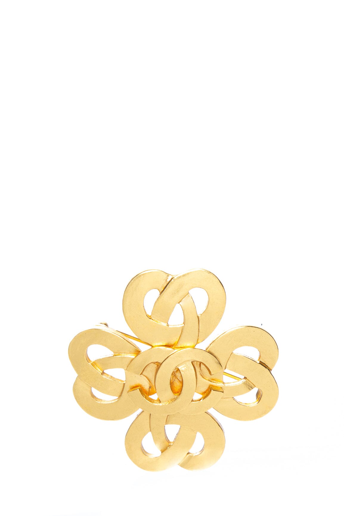 Chanel Vintage 1997 Spring Gold Brooch