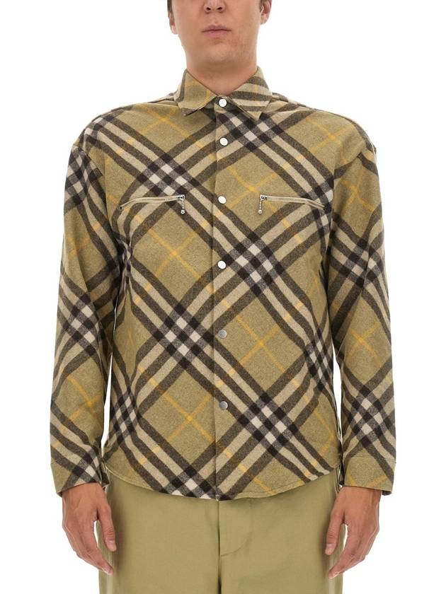 Burberry Long Sleeve Shirt 8076470 B7363 Checked